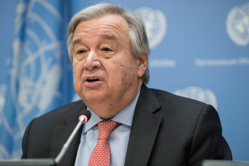 UN Secretary General tests positive for Covid-19