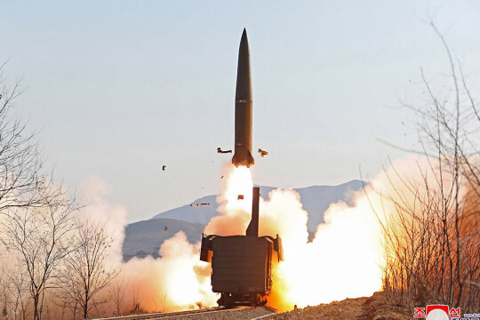 North Korea fires ballistic missile amid rising animosities