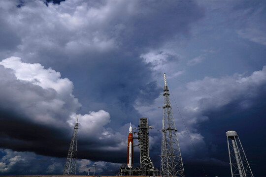 Artemis launch threatened by storm
