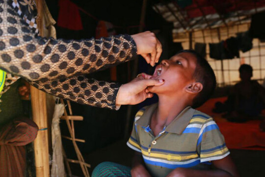 Cholera vaccination campaign starts for Rohingyas