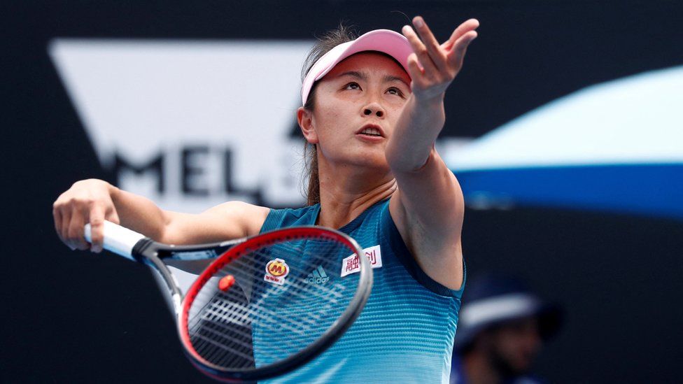 Video claims to show tennis player Peng Shuai at tournament