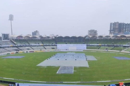 Dhaka Test: Rain delays third day's play