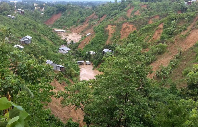 Two construction workers killed in Rangamati landslide