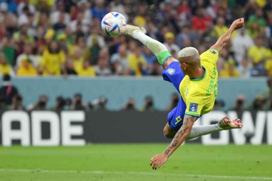 Richarlison’s bicycle-kick voted WC's best goal