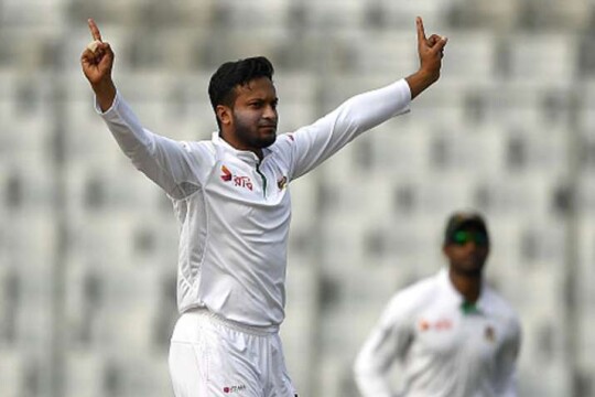 Sri Lanka secure lead despite Shakib five-for