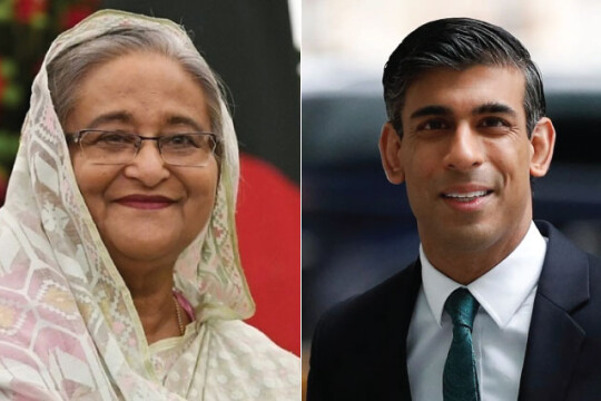 PM Hasina meets her UK counterpart in maiden talks