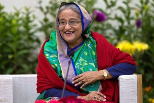 PM Hasina climbs a rank higher on Forbes most powerful women