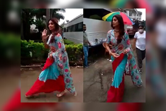 Watch: Shilpa Shetty finally returns on set after husband’s alleged porn scandal