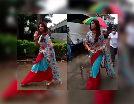 Watch: Shilpa Shetty finally returns on set after husband’s alleged porn scandal
