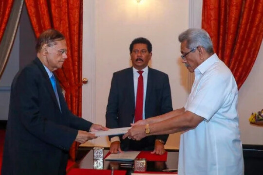 Rajapaksa swears in 4 cabinet ministers, all from his party