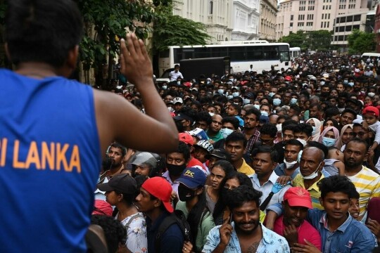 Airport staff block Gotabaya Rajapaksa from leaving Sri Lanka