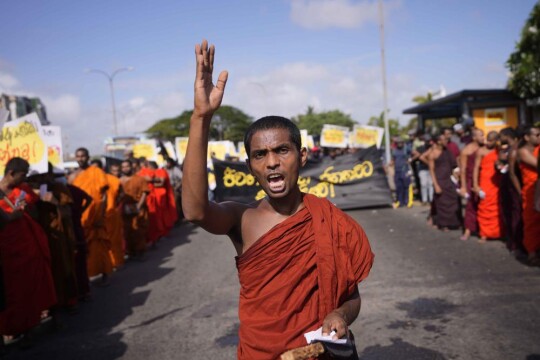 Sri Lanka closes schools, limits work amid fuel shortage