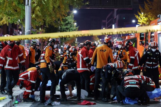 Halloween crowd stampede in Seoul leaves at least 151 dead
