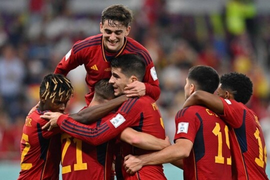 Spain sixth country to net 100 WC goals