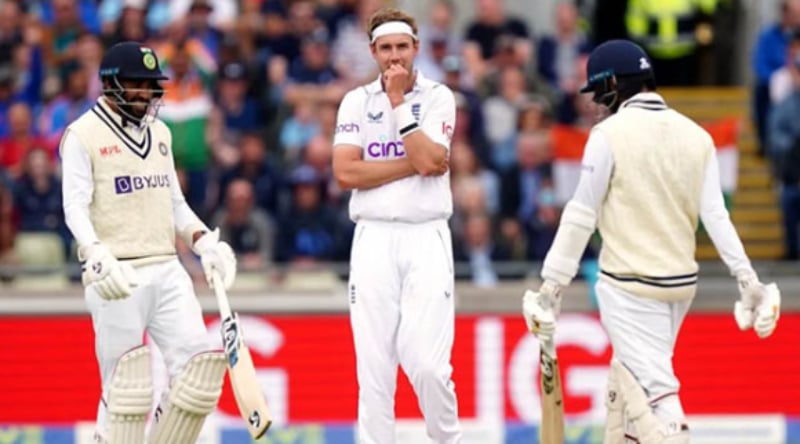Broad concedes costliest over in Test history during India run-spree