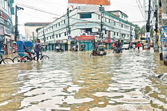 Water level falls in Surma and Kushiyara rivers