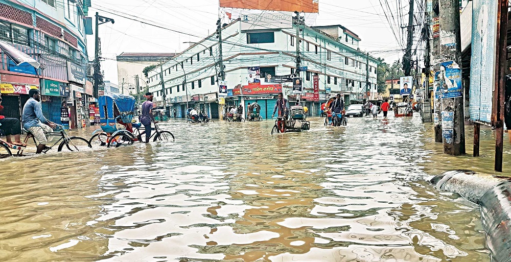 Residents in Sylhet now marooned without gas, power, and drinking water