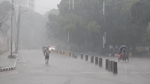Rain brings respite from unbearable heat to Sylhet