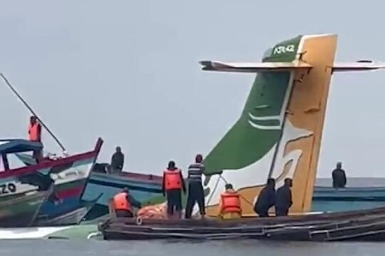 19 dead as passenger plane crashes into Lake Victoria in Tanzania