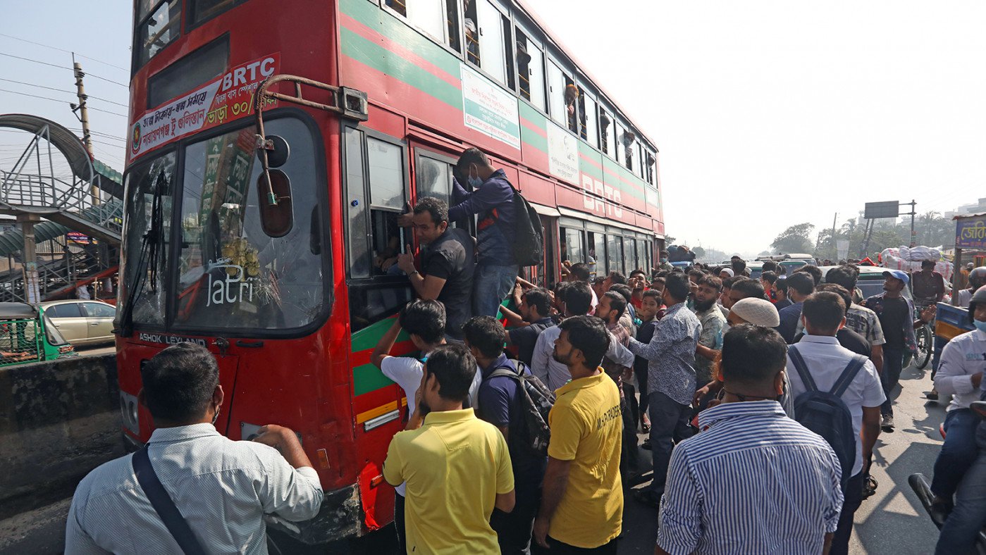 Bus fare in Dhaka hiked by 35p/km, minimum fare unchanged