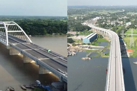 PM opens Modhumoti, third Shitalakhya bridges
