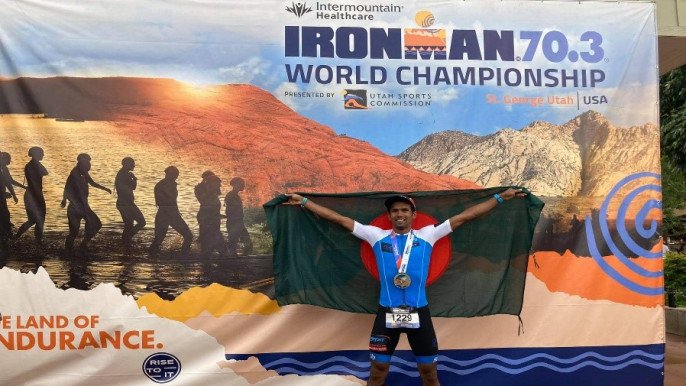 Bangladesh's Arafat to participate at Ironman World Championship