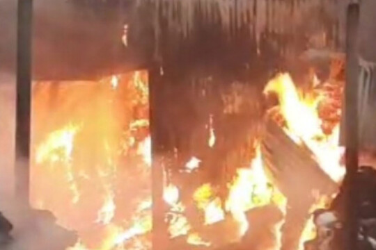 Gazipur textile warehouse fire under control