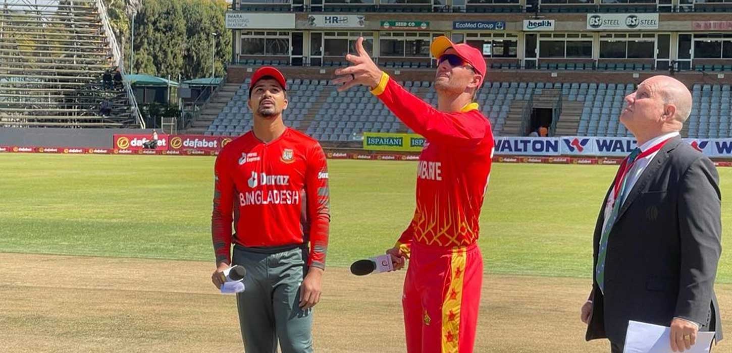 Bangladesh asked to bowl first in 1st T20 against Zimbabwe