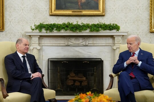 Biden, Scholz Promise to punish Russia for war in Ukraine