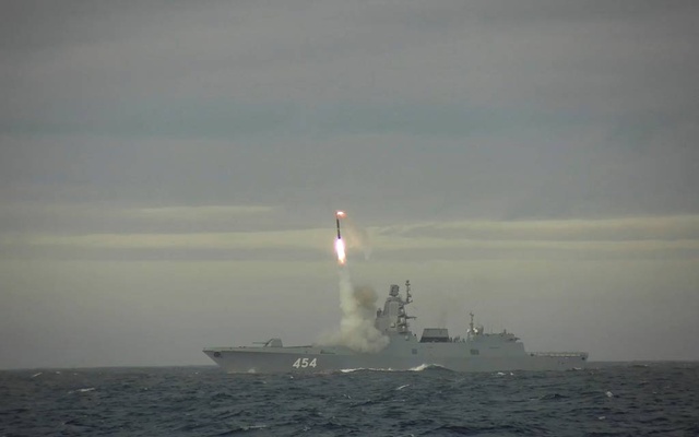 Russia shows off Zircon hypersonic cruise missile in test-launch at sea